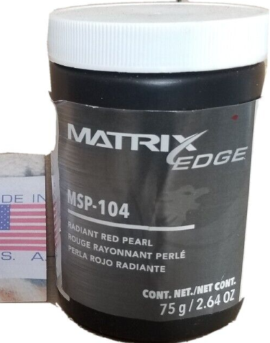 PEARL- MATRIX EDGE # MSP-104 RADIANT RED PEARL 75 GRAM POWDER ...