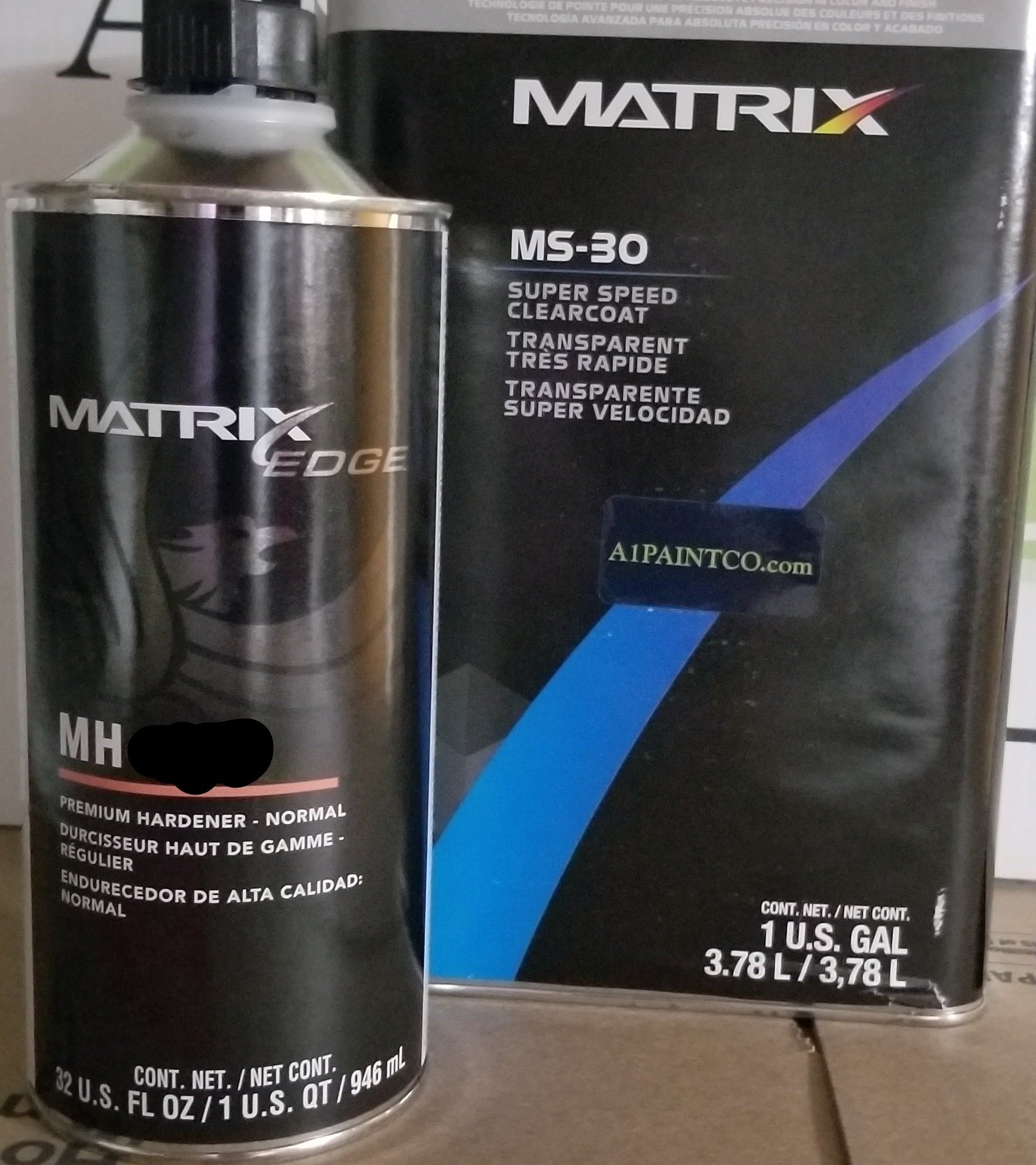 CLEARCOAT KIT- MATRIX MS-30 SUPER SPEED GALLON with MH-005 NORMAL HARDENER QUART