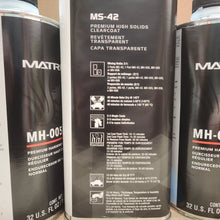 Load image into Gallery viewer, 2 KIT Special- MS42 MATRIX PREMIUM HIGH SOLIDS Clearcoat Kit 2:1 Mix 4 Hardeners
